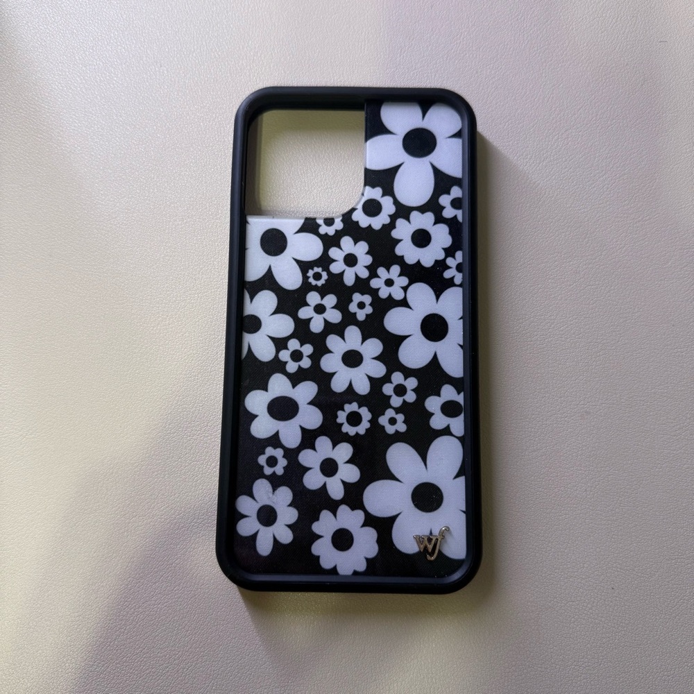 Wildflower Black & White Bloom Case for iPhone 13 Pro Max